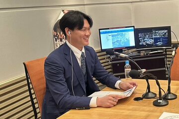 ＡＢＣラジオ「ラジオで虎バン！」に生出演した阪神・及川雅貴