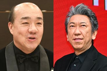 西村誠司氏（左）と布袋寅泰