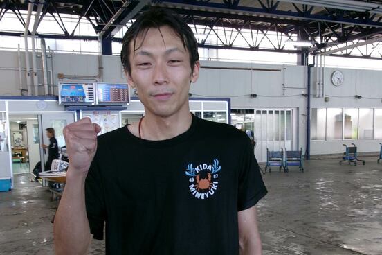 水神祭でびしょ濡れの木田峰由季