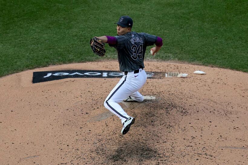 ロッキーズ戦に登板した千賀滉大（ロイター）