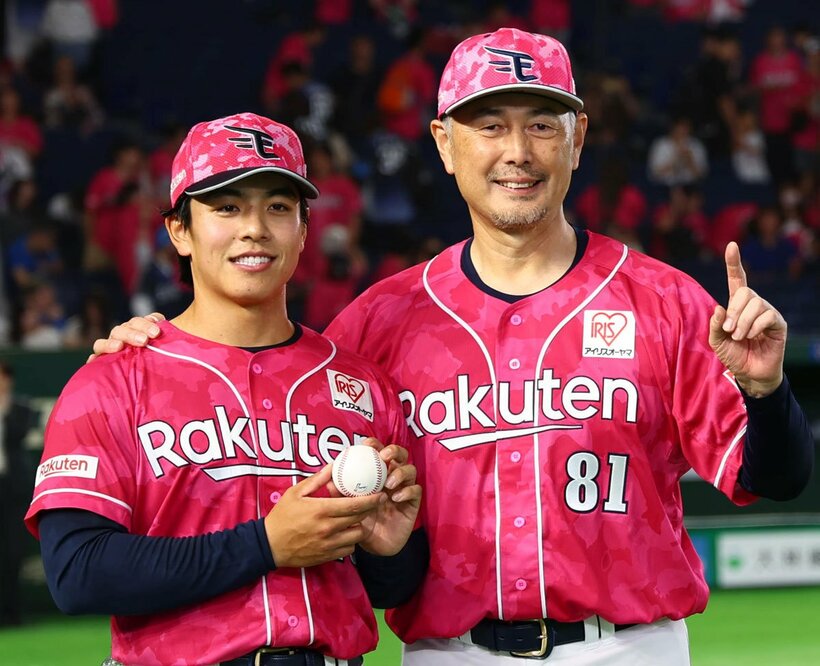 プロ初勝利の中込陽翔と就任後、初白星の楽天・吉井理人監督