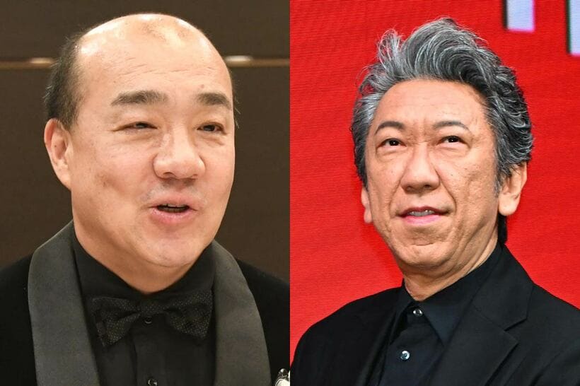 西村誠司氏（左）と布袋寅泰