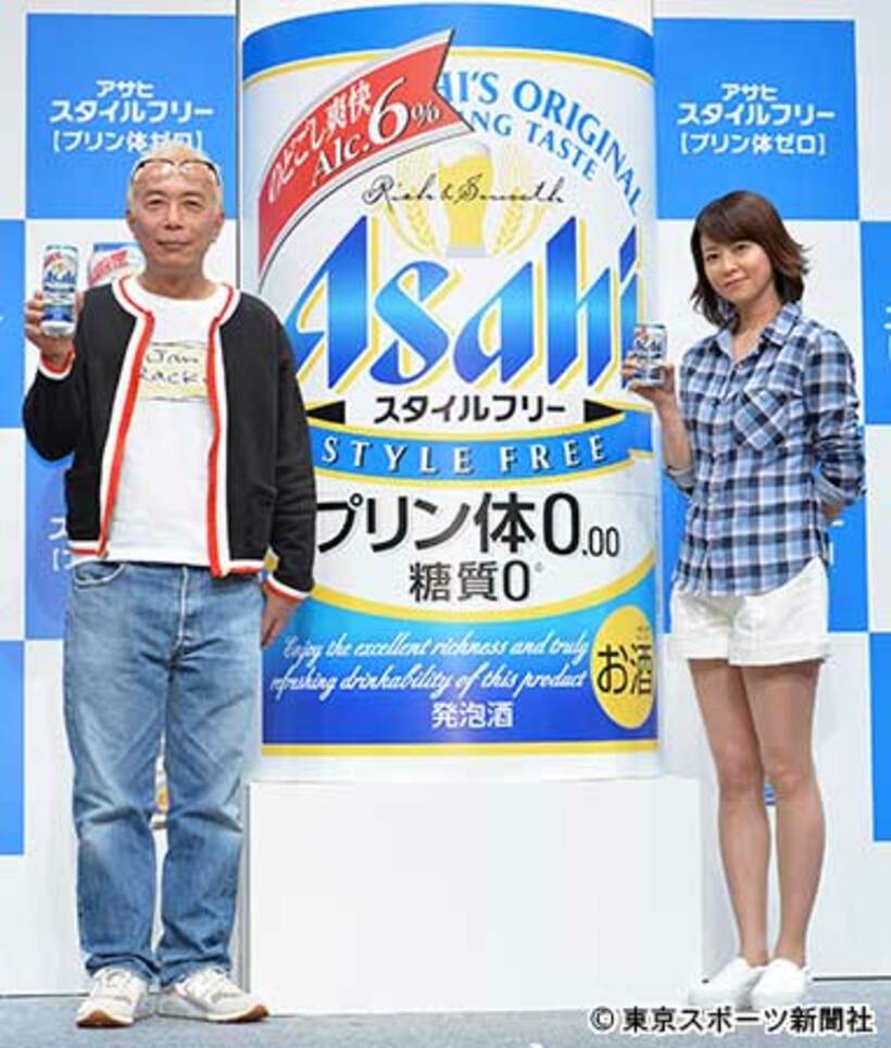 所ジョージ（左）と森高千里