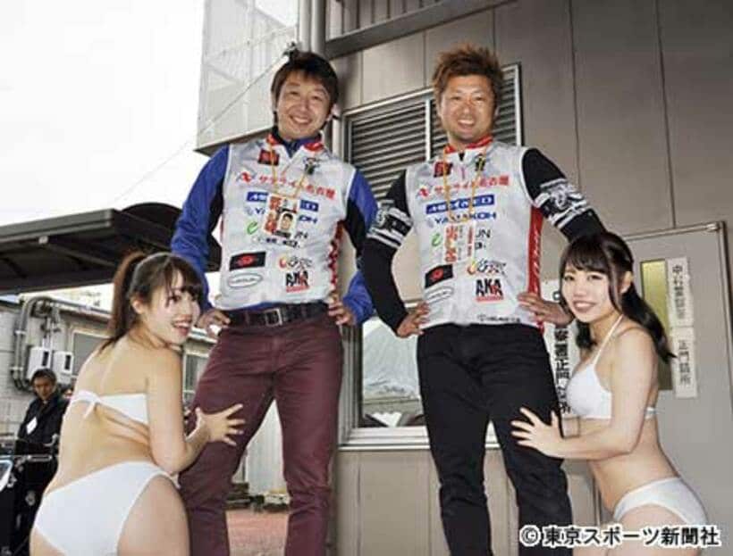 左から璃乃、武井克敏、山内卓也、星優姫