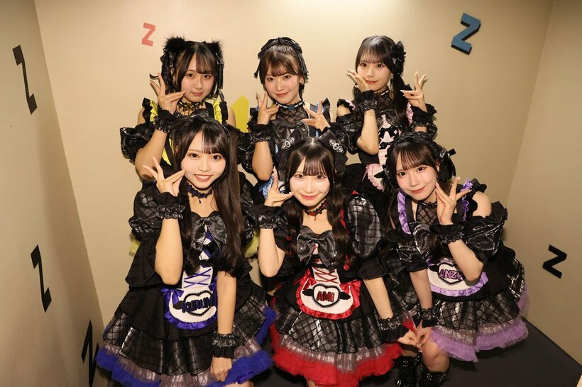 「SKE48 ミミフィーユ」の前列左から森本くるみ､倉島杏実､大村杏。後列左から杉本りいな､篠原京香､山村さくら（提供写真）
