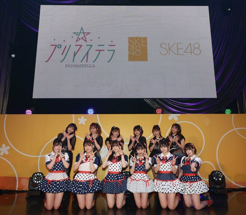  お披露目ライブを行ったプリマステラ（ⓒ２０２２-Ｚｅｓｔ,-ｌｎｃ．）