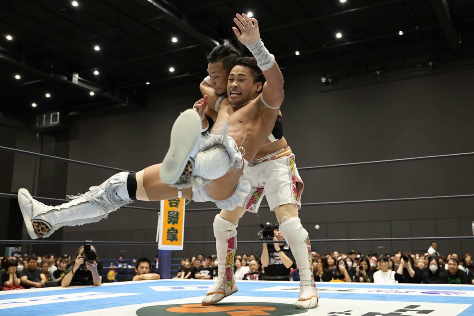HuntingでKUSHIDA(奥)を仕留めた豹