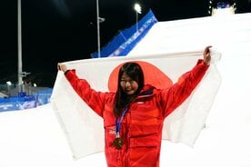 金メダルに輝いた村瀬心椛