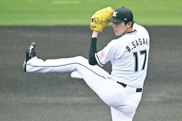 対外試合初登板を無難に抑えたロッテ・佐々木朗希