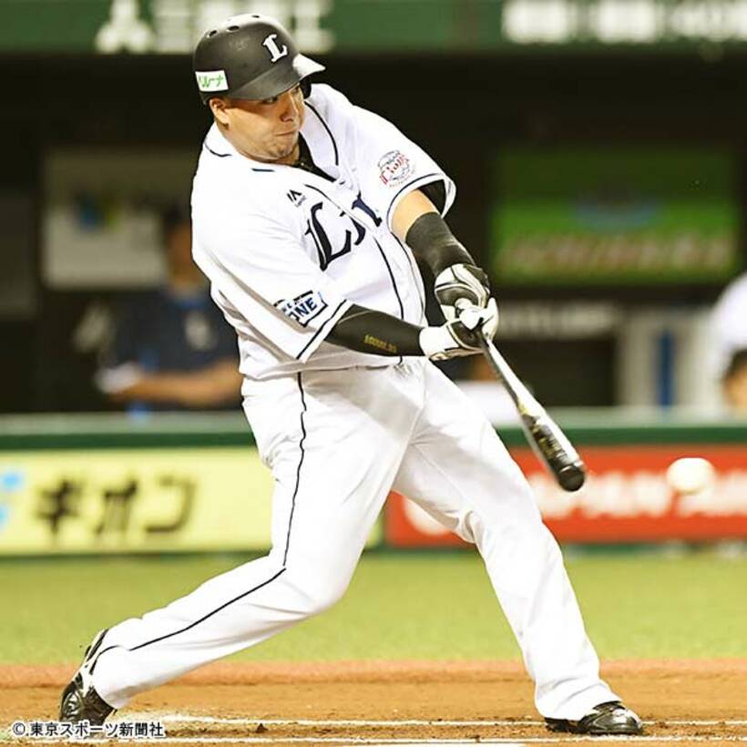  ６回に左前打を放った山川