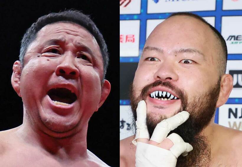  永田（左）とオーカーンの〝因縁対決〟ついに実現（東スポWeb）