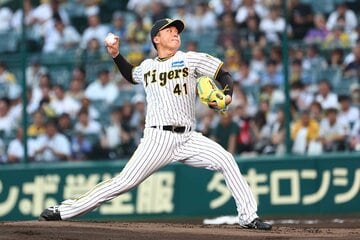 ９回途中１失点の好投を見せた阪神・村上