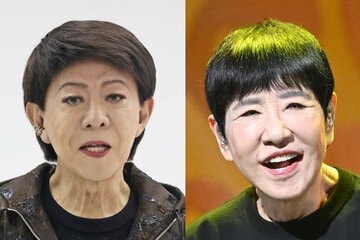 美川憲一(左)と和田アキ子