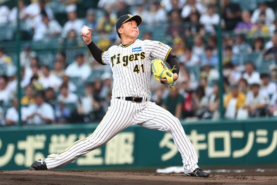 9回途中1失点の好投を見せた阪神・村上