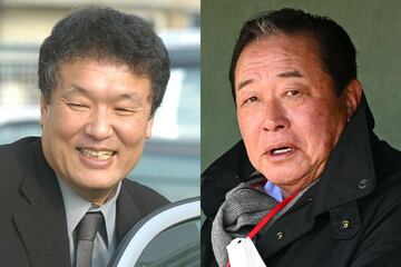 足高圭亮氏（左）と梨田昌孝氏