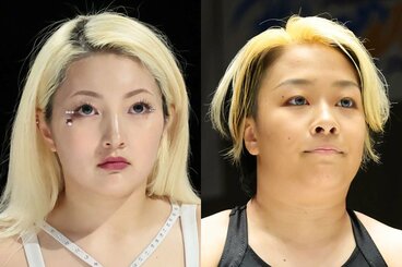 タッグを組むChi Chi(左)と狐伯