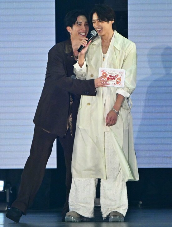 田中樹(左)と高木雄也
