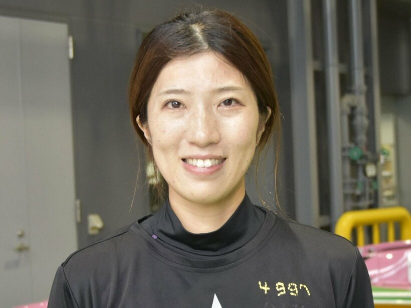 予選最終日に１号艇を残す浜崎寿里矢