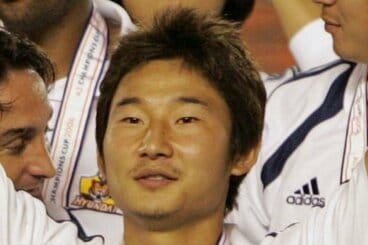 激怒している李天秀氏（2006年）