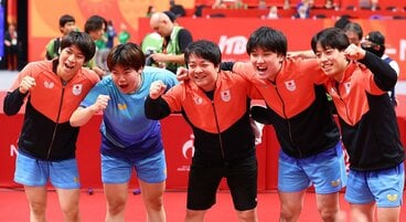 日本は中国を下し60年ぶりの金メダルを獲得