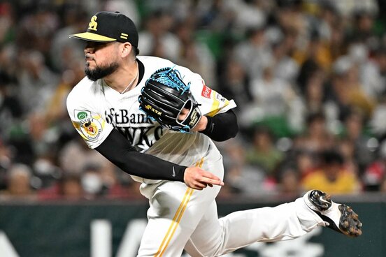 ビハインドの場面で登板したオスナ