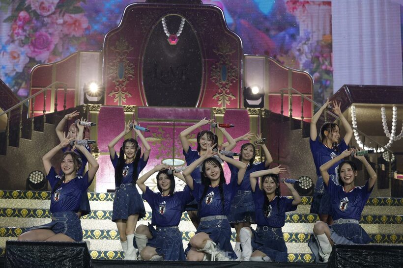 ＭＵＦＧスタジアム（国立競技場）で公演を行った＝ＬＯＶＥ