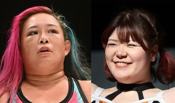 橋本千紘（左）とＣｈｉｋａ
