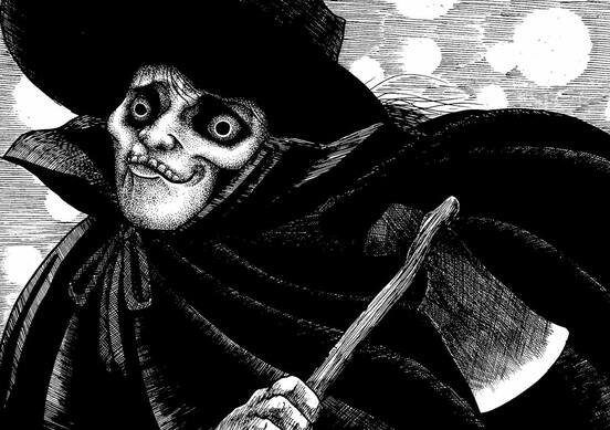 妖怪「黒マント」