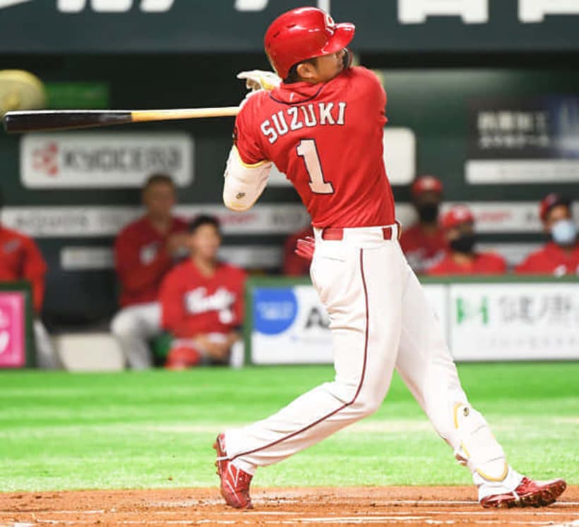  意外にもオープン戦〝初打点〟だった広島・鈴木誠