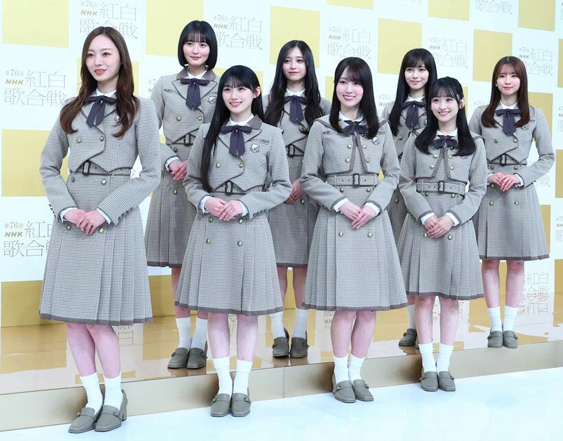 リハーサルを終えた乃木坂４６のメンバー