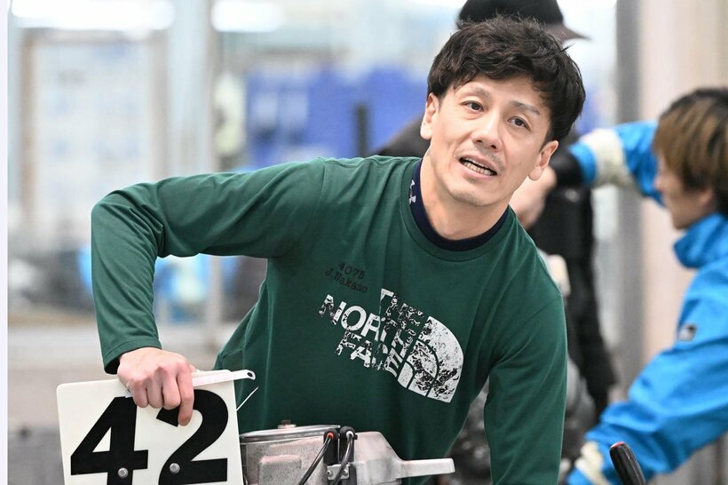 舟足の感触もまずまずの中野次郎