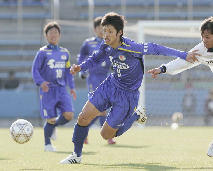 鹿児島城西時代のFW大迫勇也（2009年1月）