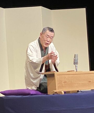  「へっつい幽霊」を披露した桂雀々（東スポWeb）