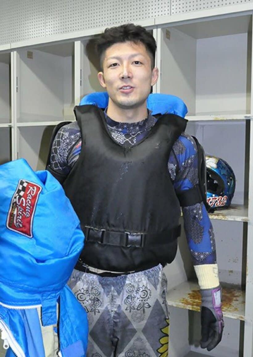  勝負ヘアで予選最終日に臨む山口広樹