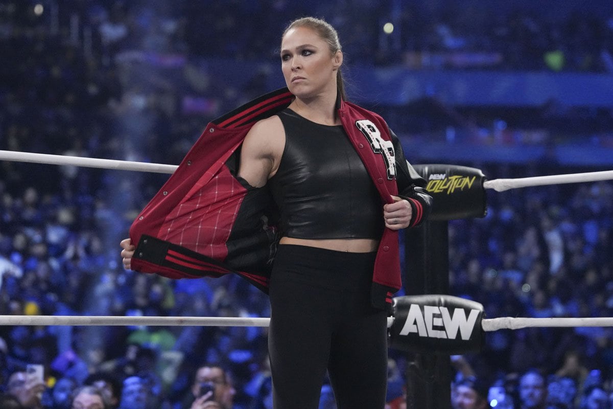 AEW】元WWE＆UFC女子王者のロンダ・ラウジーが衝撃の初登場