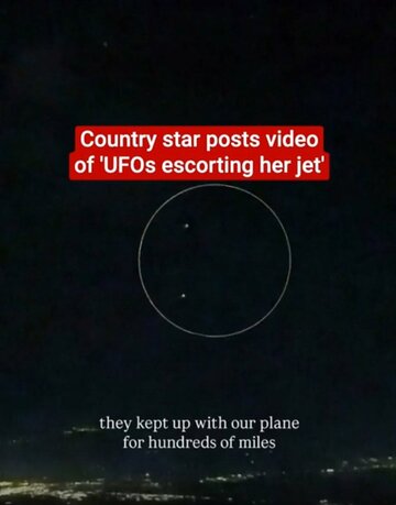 ケイシー・マスグレイヴスが撮影したUFO動画がレディットに転載された（レディットから）