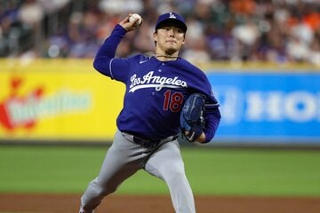 アストロズ戦で３勝目を挙げた山本由伸（ロイター）