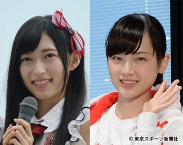  山口真帆（左）と太野彩香