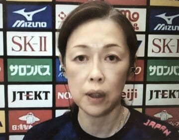  オンライン取材に応じた中田監督