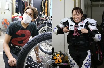  ともに２着で優勝戦に駒を進めた森且行（左）と佐藤摩弥