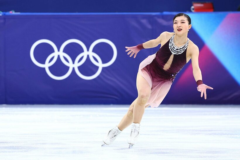 万感の演技を見せる坂本花織