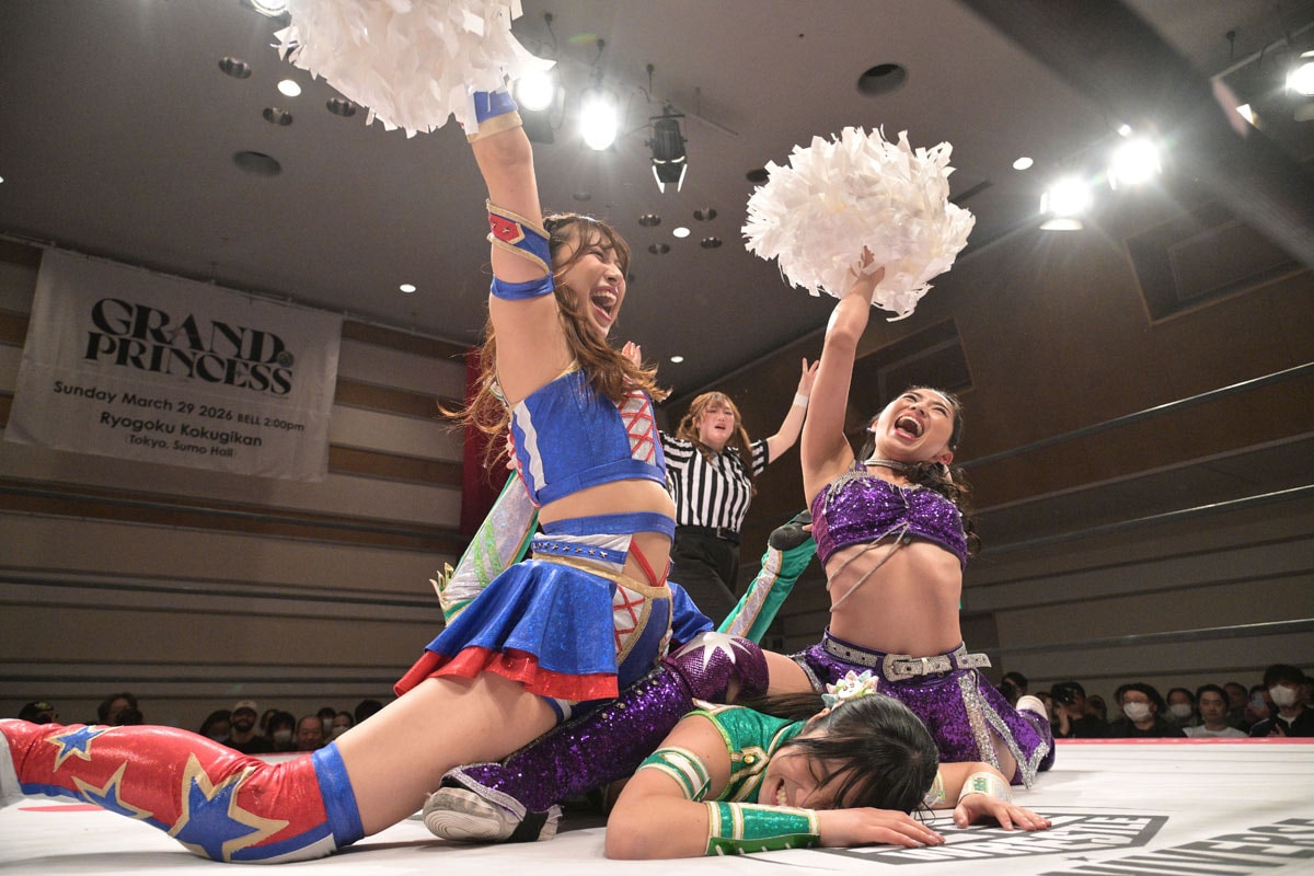 東京女子】荒井優希＆芦田美歩がタッグT1回戦突破でチーム名発表も