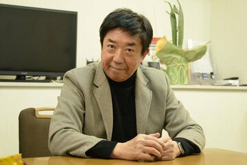 取材に答えた山本龍元市長
