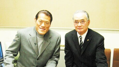 スーパースター共演！ 長嶋さんとの2ショットは猪木さんの〝だまし