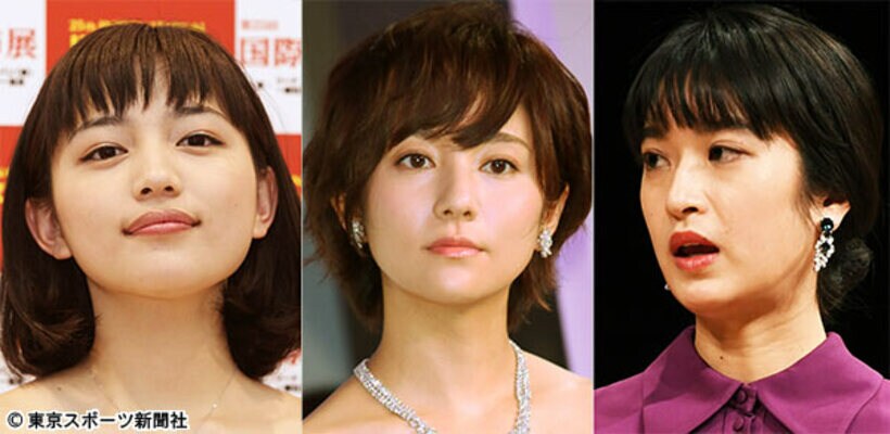  左から川口春奈、木村文乃、門脇麦