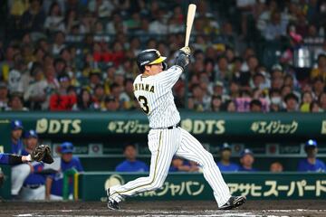 ７回、先制タイムリーを放った大山悠輔