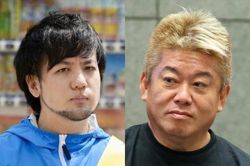 与儀大介氏㊧と堀江貴文氏