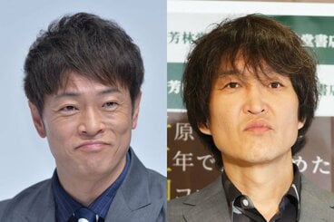 陣内智則(左)と千原ジュニア