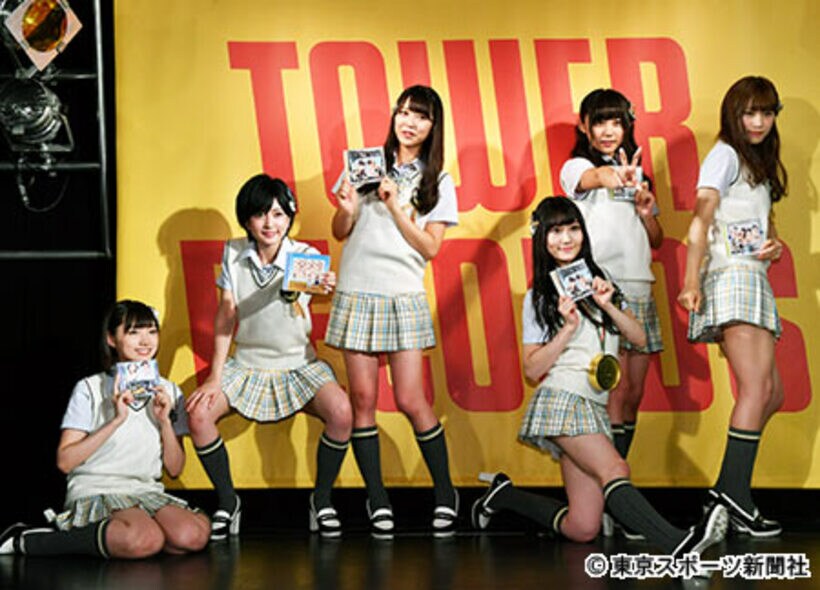新シングル「僕はいない」の発売記念イベントを行ったＮＭＢ４８メンバー