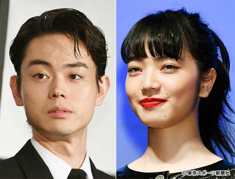  菅田将暉（左）と小松菜奈